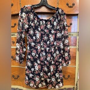 Floral Long Sleeve Dress